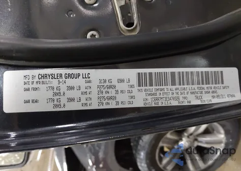 2014 Ram 1500 Sport из США, поврежденный, VIN 1C6RR7MT3ES470326